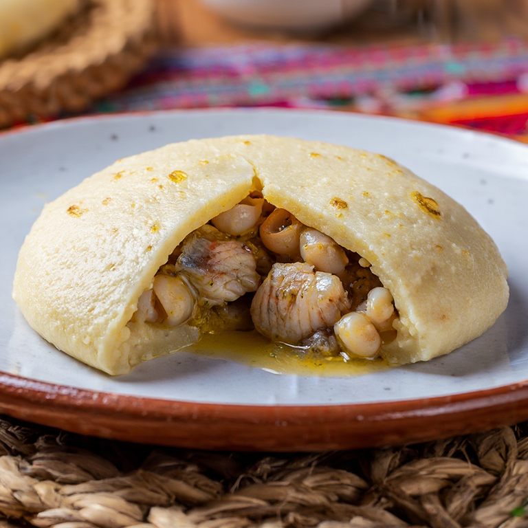 Arepa de Suquet de Peix