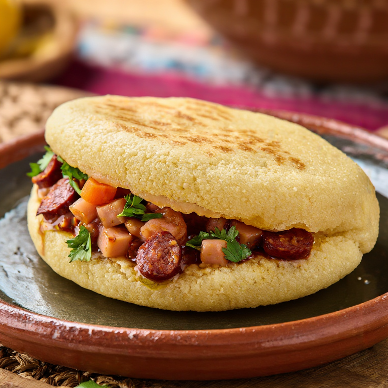 Arepa de Cocido Madrileño
