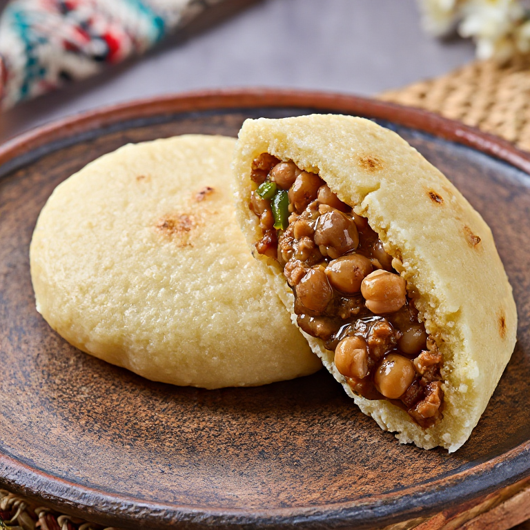 Arepa Madrileña de Cocido
