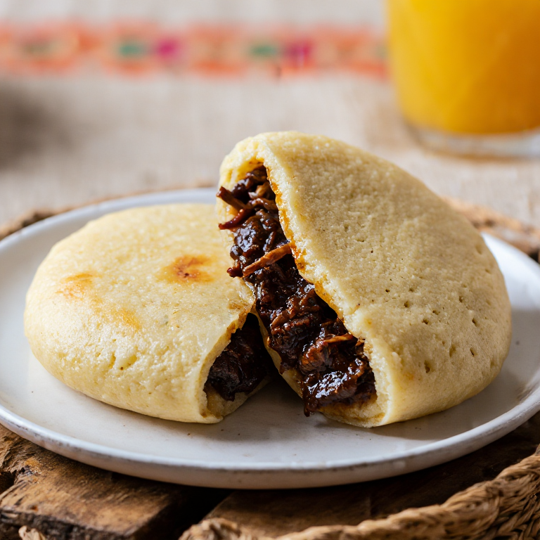 Arepa de Civet de Jabalí (Estofado de Jabalí al Estilo Catalán)