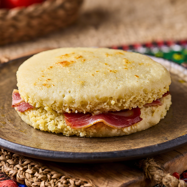 Arepa de Salmorejo Cordobés