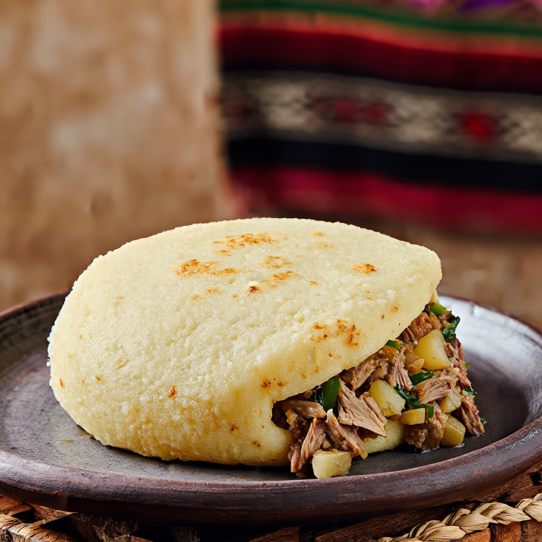 Arepa de Marmitako: Inspiración Vasca