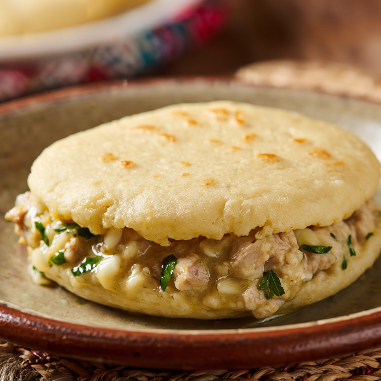 Arepa de Bacalao al Pil Pil (Estilo Donostia)