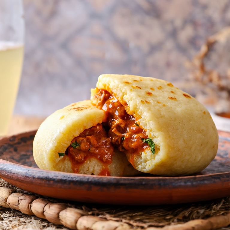 Arepa de Conejo en Salmorejo Canario