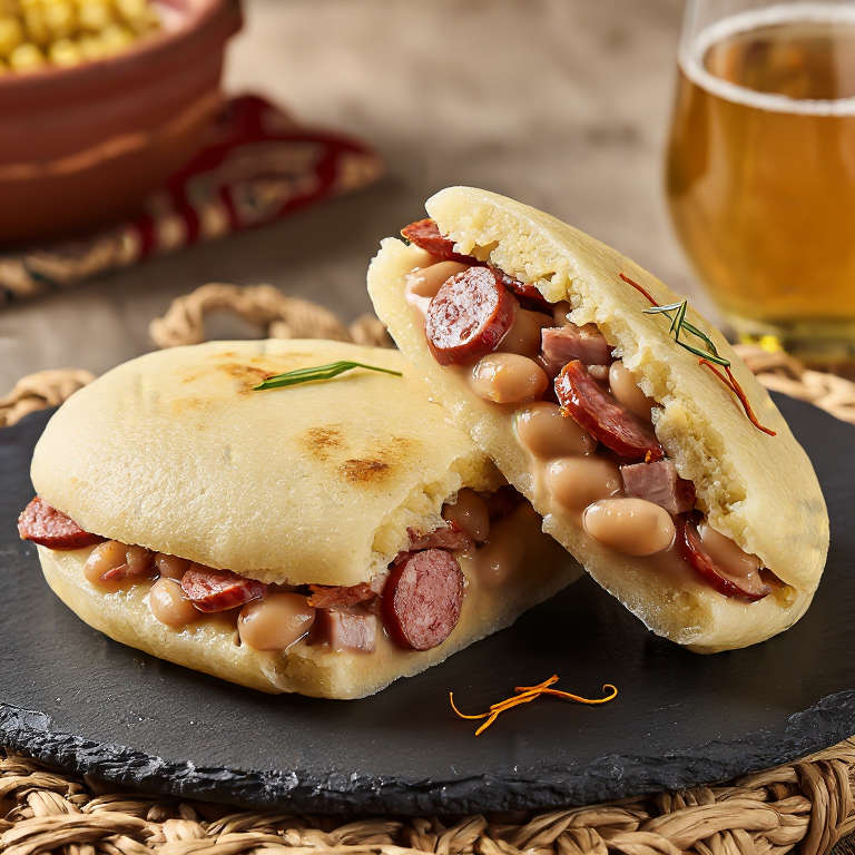 Arepa de Fabada Asturiana