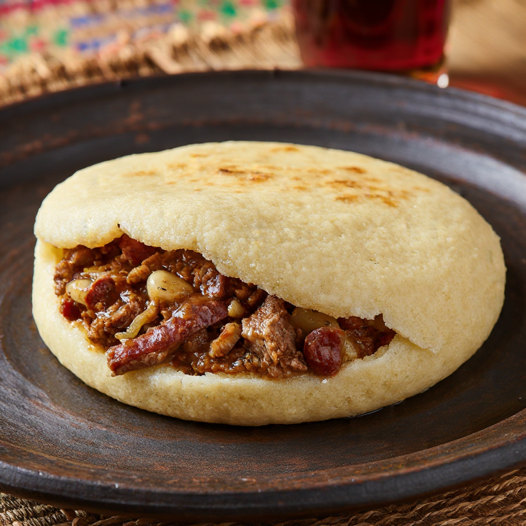 Arepas Rellenas de Hornazo de Iznalloz