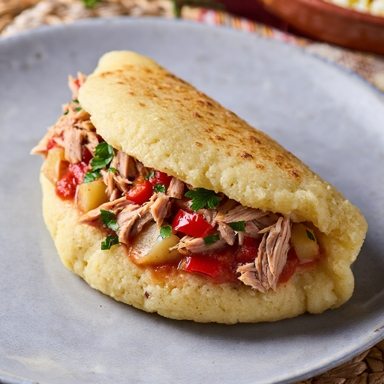 Arepa de Marmita de Bonito