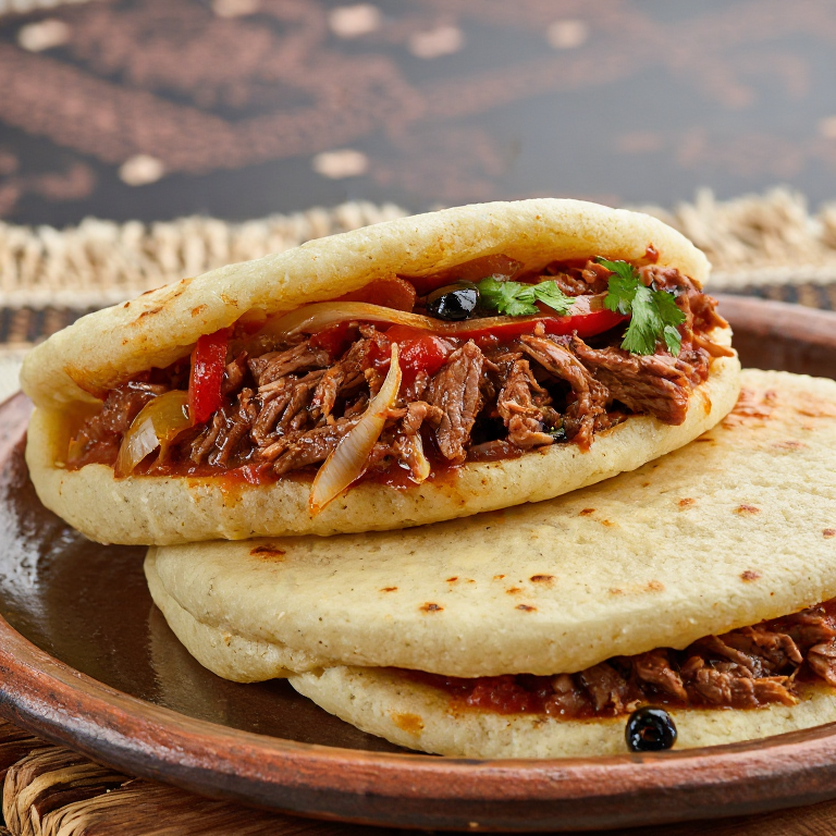 Arepa de Ropa Vieja Canaria