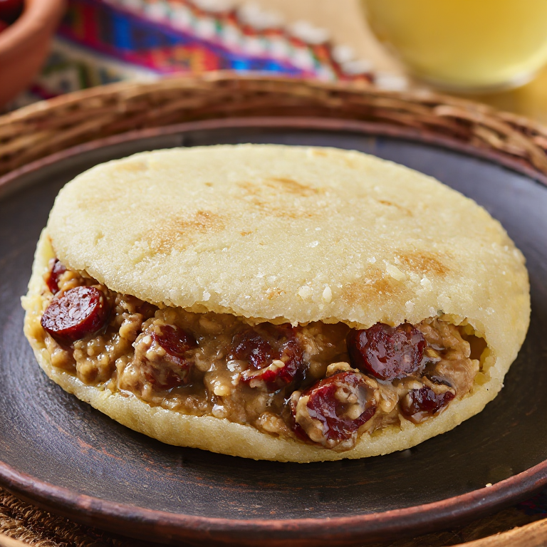 Arepa de Fabada Asturiana