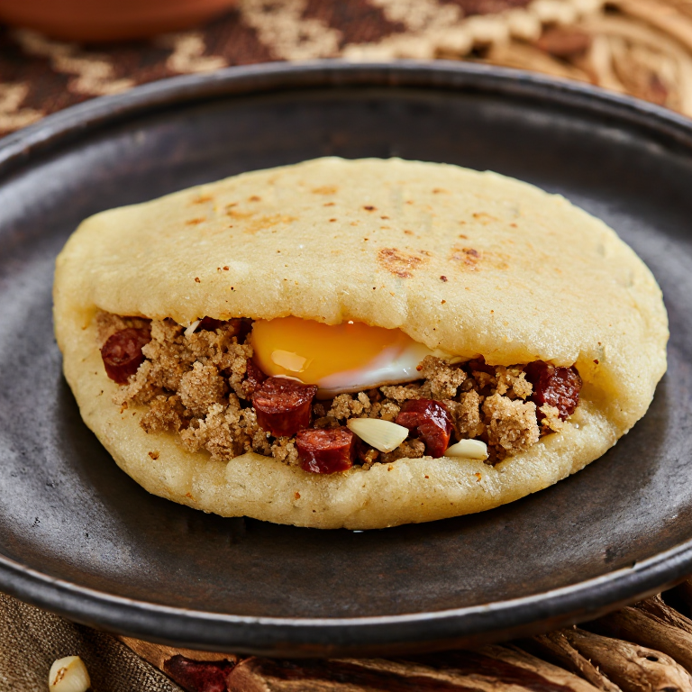 Arepa de Migas Extremeñas