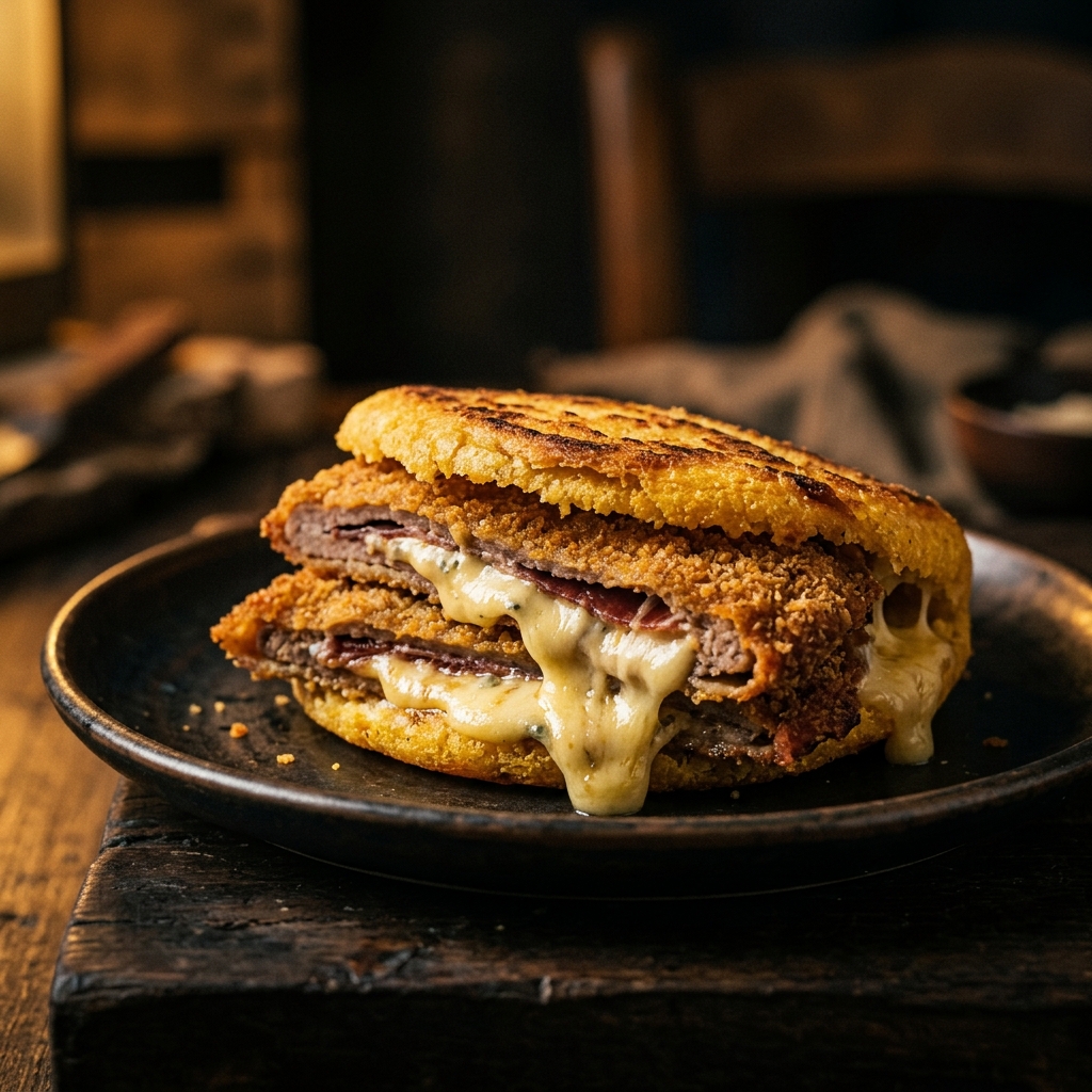 Arepa Cachopo Asturiana: El Doble Desafío de Oviedo