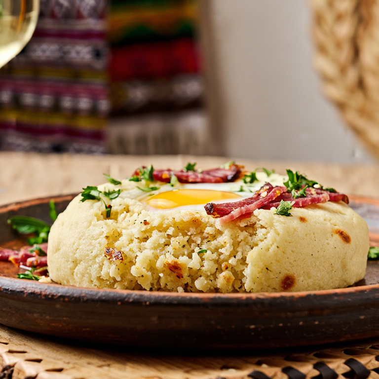 Arepa de Sopa de Ajo