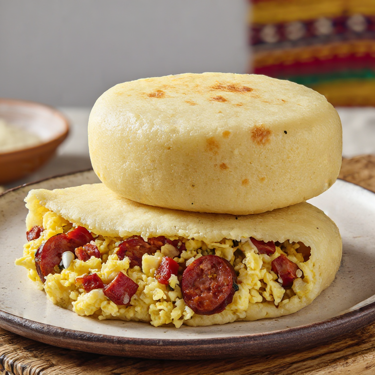 Arepa de Sopa de Ajo