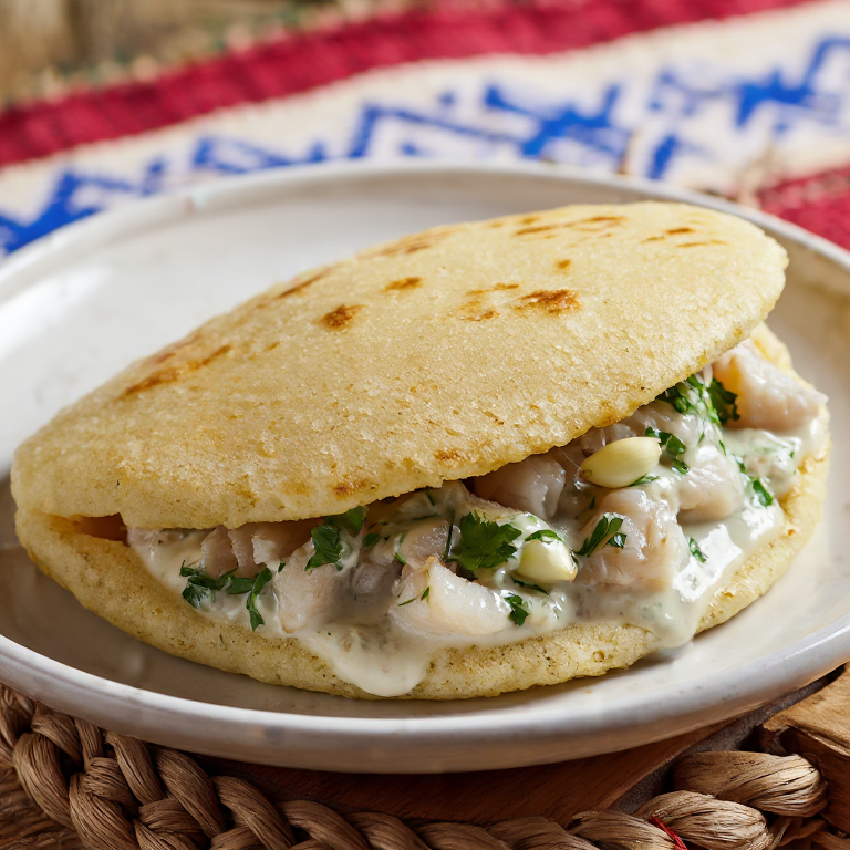 Arepa de Bacalao al Pil Pil: Un icono vasco en versión venezolana