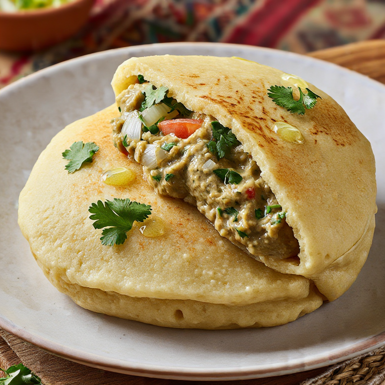 Arepa Sudanesa de Ful Medames