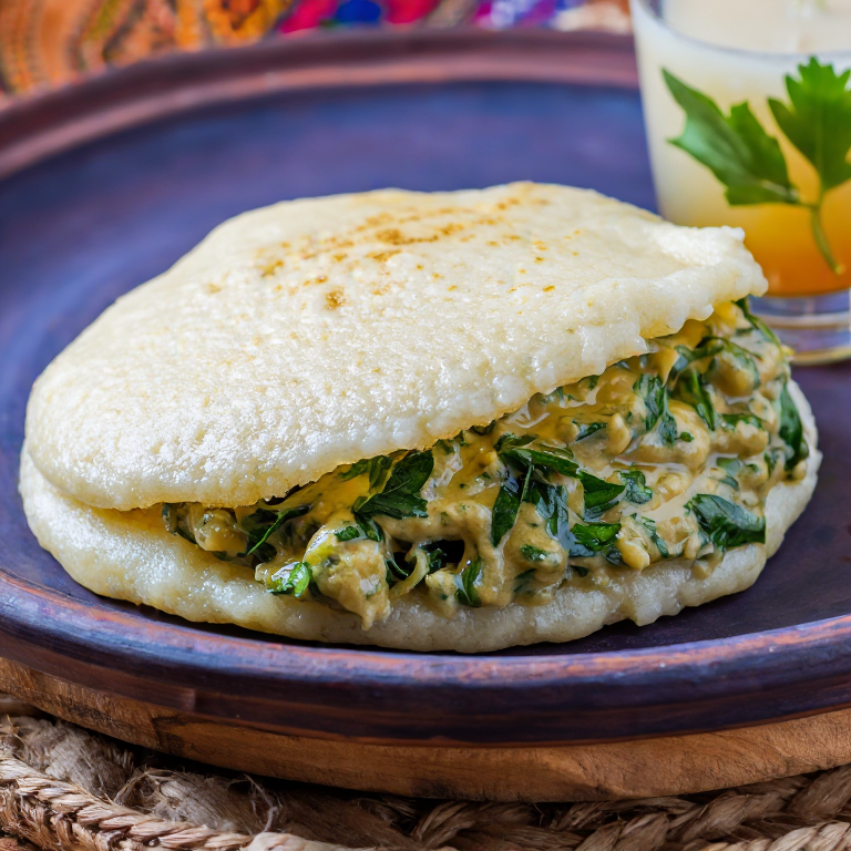 Arepa de Ful Medames