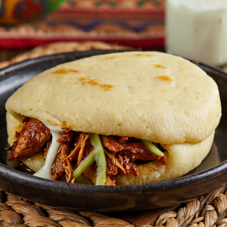 Arepa de Pollo Shawarma Sirio