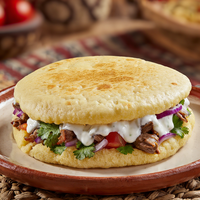 Arepa de Qurutob: Fusión Tayika