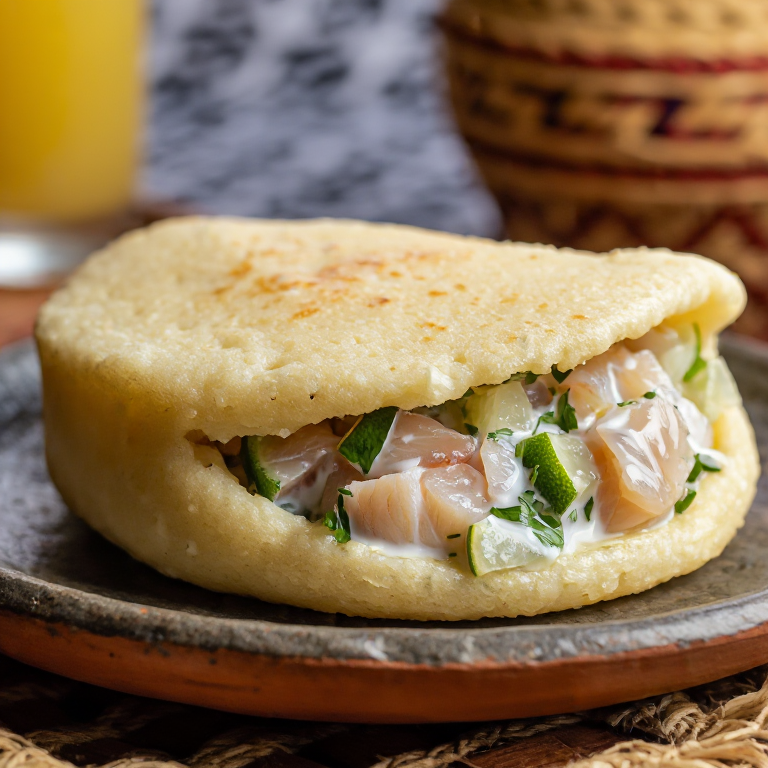 Arepa de Ota 'Ika (Pescado Marinado al Estilo Tongano)