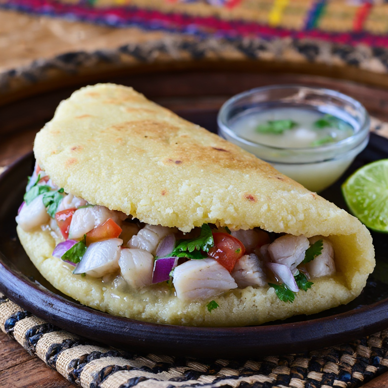 Arepa de 'Ota Ika: Fusión Tonga-Venezuela
