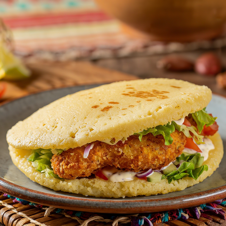 Arepa de Caracol Marino Cracked Conch
