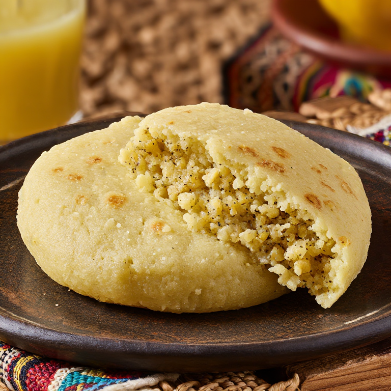 Arepa Ugandesa de Maní (Groundnut Arepa)