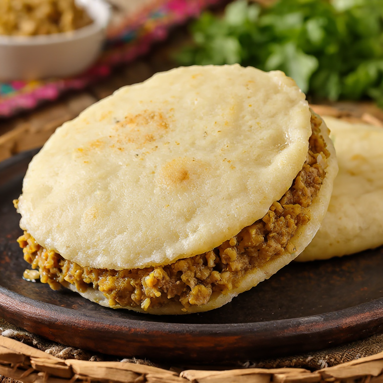 Arepa Escocesa con Relleno de Haggis