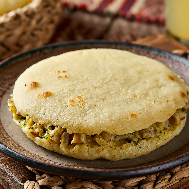 Arepa Cullen Skink: Sopa Escocesa Ahumada en Masa de Maíz y Patata