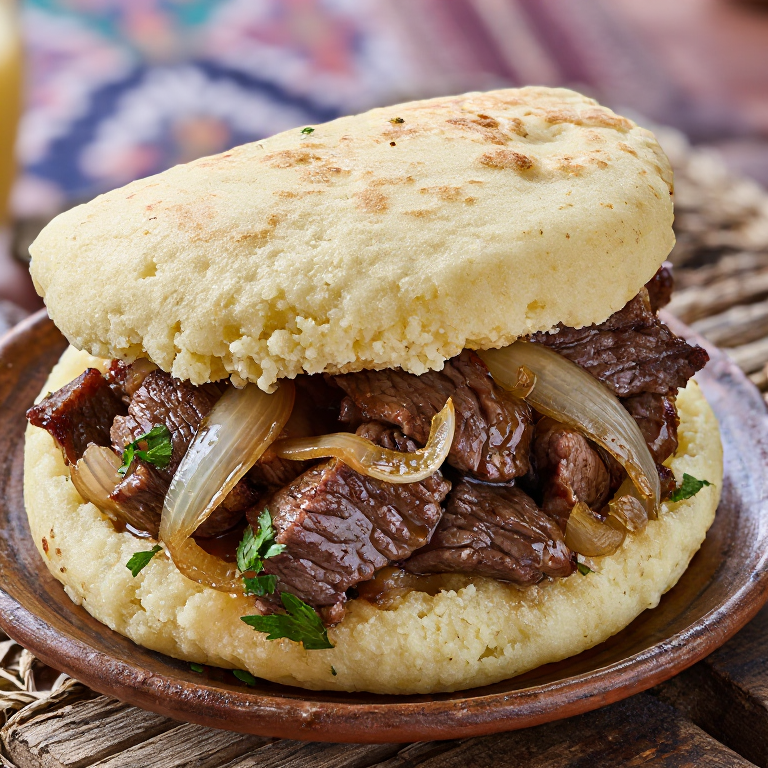 Arepa de Sunday Roast Británico
