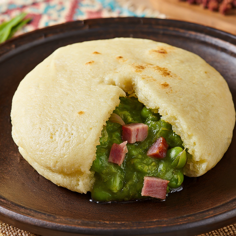 Arepa de Pudín de Guisantes y Jamón (Pease Pudding) al Estilo de Washington, Reino Unido