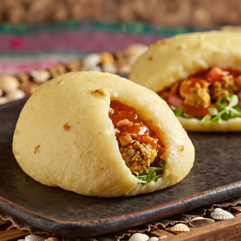 Arepa de Cangrejo Estilo Baltimore (Crab Cake Arepa)