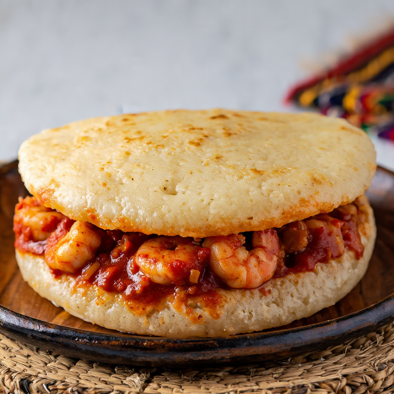 Arepa Cioppino: Mariscos al Estilo San Francisco