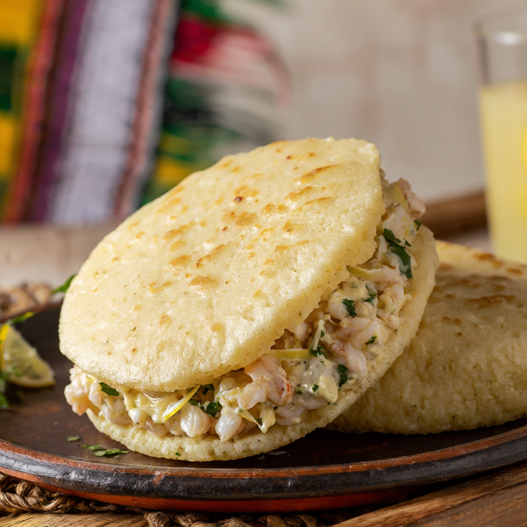 Arepa de Cangrejo Estilo Maryland