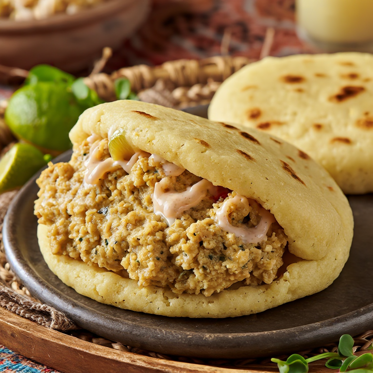 Arepa de Cangrejo al Estilo Delaware