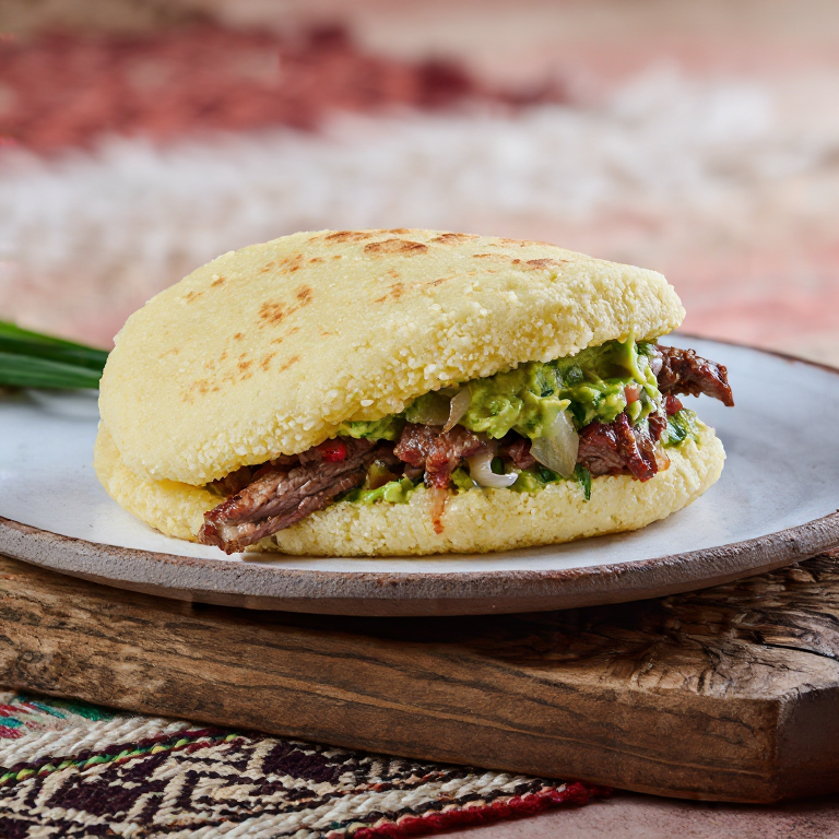 Arepa de Tri-Tip estilo Santa María