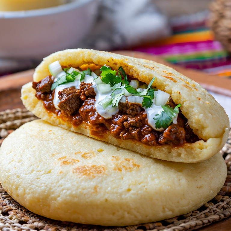 Chili Con Carne Arepa