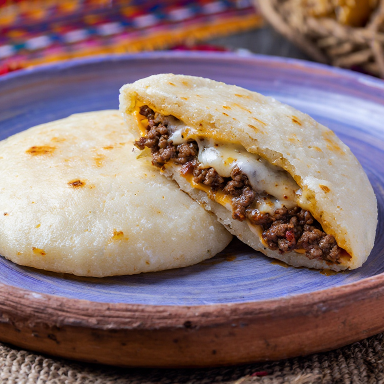 Arepa Juicy Lucy