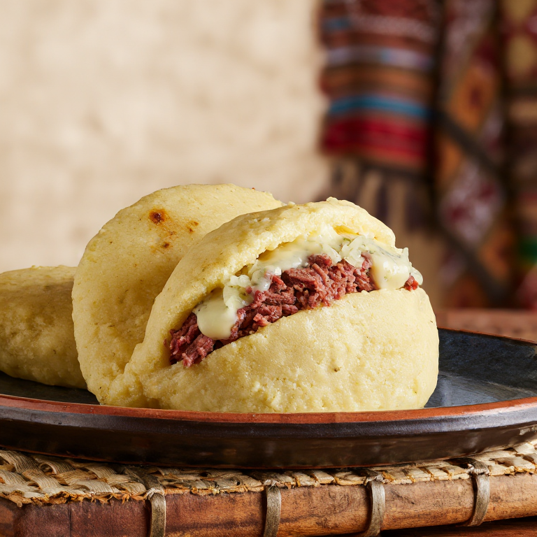 Arepa de Pastrami Estilo Nueva York