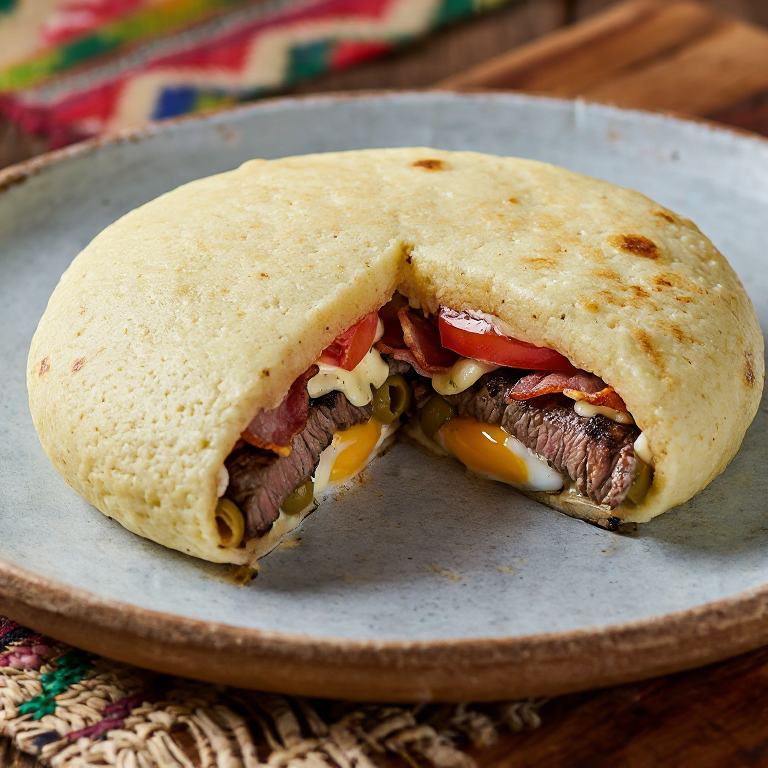 Arepa Chivito Uruguay