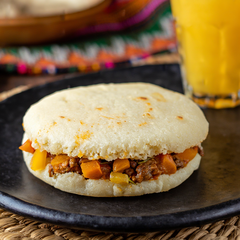 Arepa de Carbonada Uruguaya (Estilo Melo)