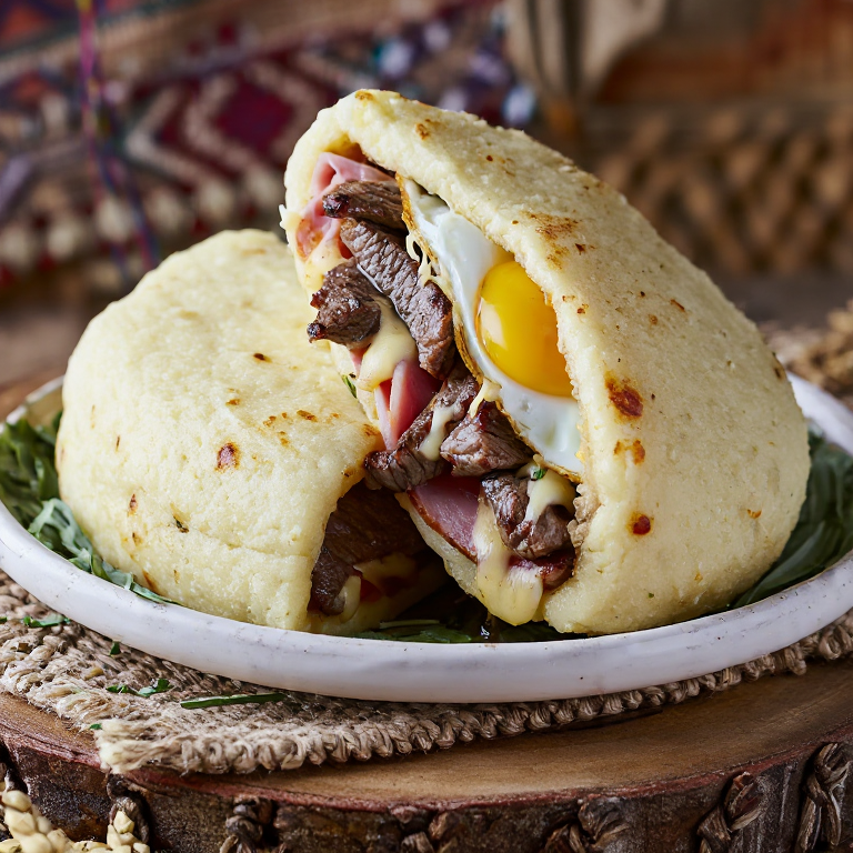 Arepa de Chivito