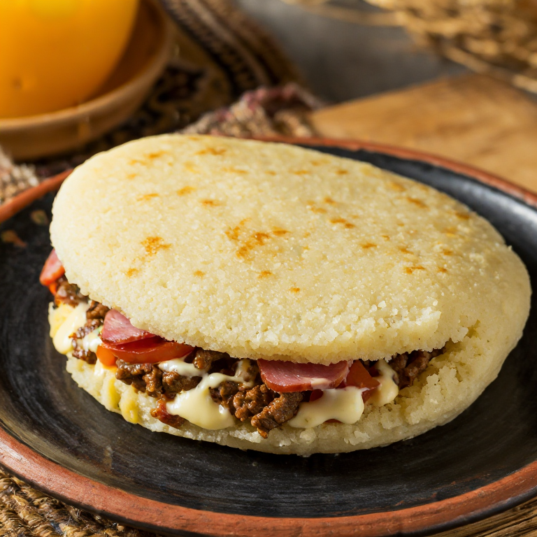 Arepa Chivito Uruguaya