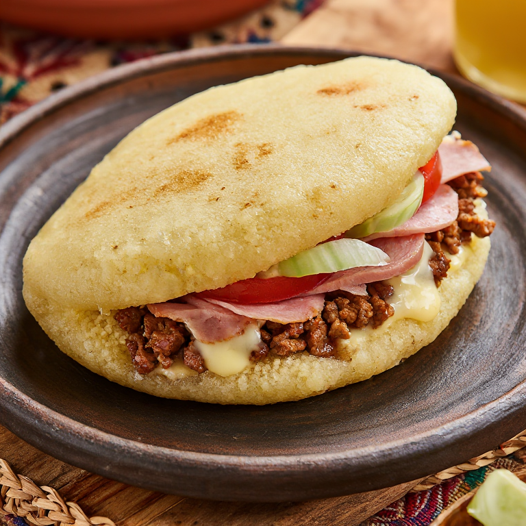 Arepa de Chivito (Estilo Paysandú)