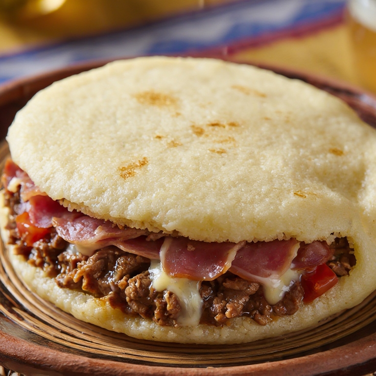 Arepa Chivito Uruguaya