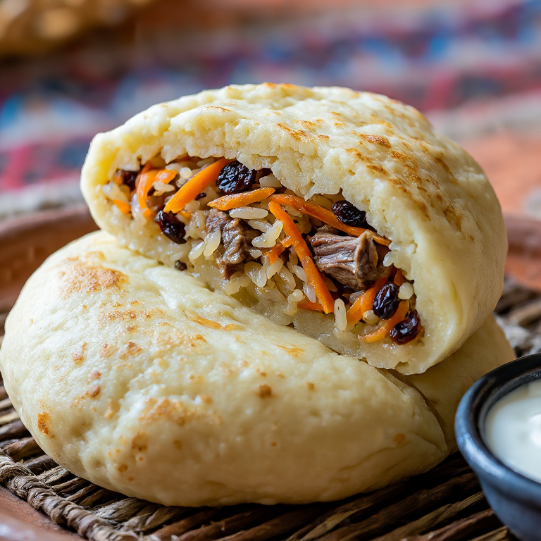 Arepa de Plov Uzbeko