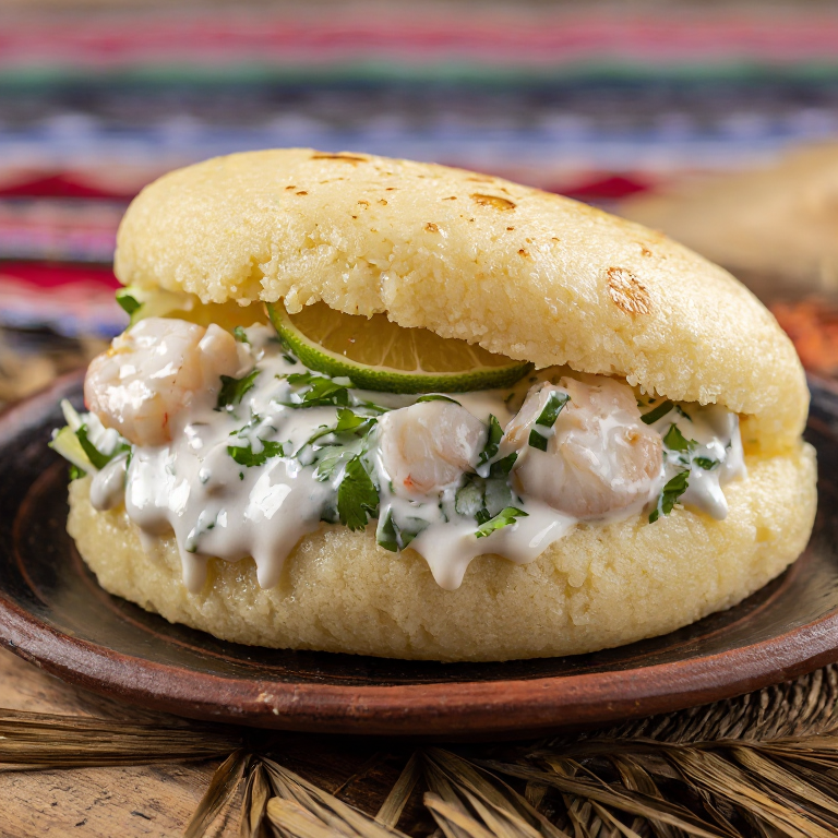 Arepa de Cangrejo al Coco (Inspirada en Lakatoro, Vanuatu)