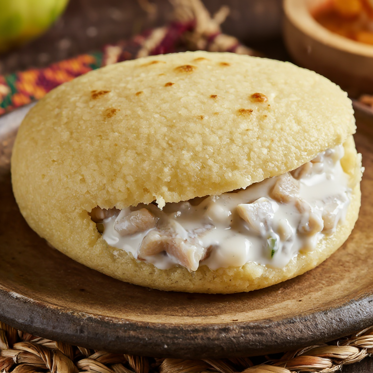 Arepa Rellena de Laplap (Vanuatu)
