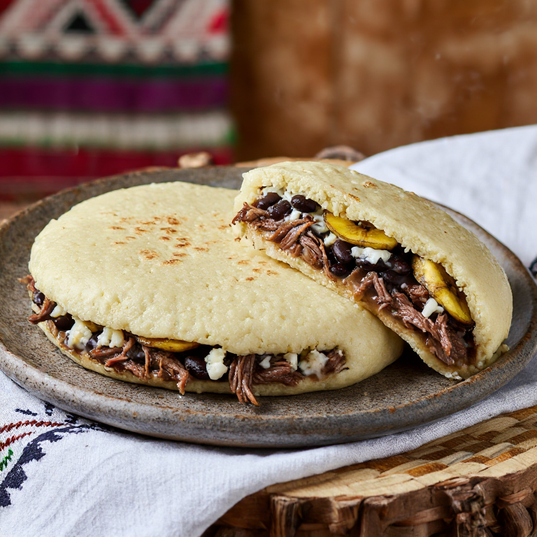 Arepa Pabellón Criollo: Un clásico venezolano en cada bocado