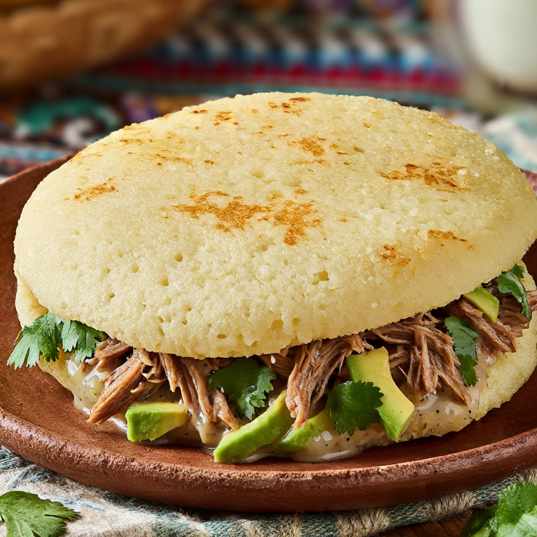 Arepa de Chivo en Coco