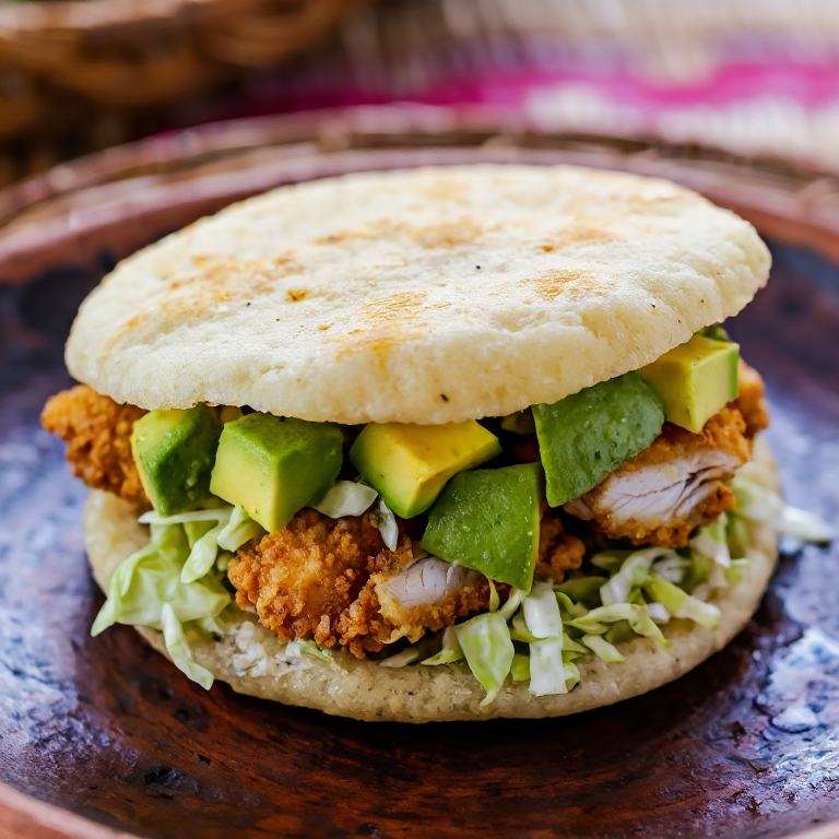 Arepa de Pescado Frito Estilo Cumaná